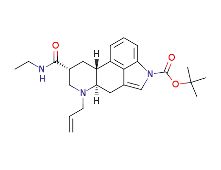 7-allyl-9-ethylcarbamoyl-6a,7,8,9,10,10a-hexahydro-6H-indolo[4,3-fg]quinoline-4-carboxylic acid tert-butyl ester
