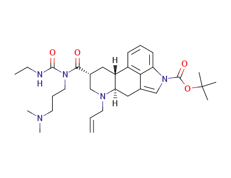 tert-butyl (5R,8R,10R)-6-allyl-8-[[[3-(dimethylamino)propyl][(ethylamino)carbonyl]amino]carbonyl]ergoline-1-carboxylate