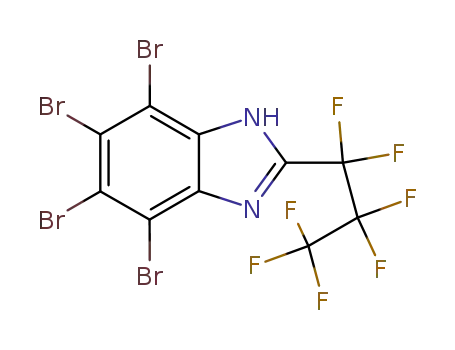 4,5,6,7-Tetrabromo-2-heptafluoropropylbenzimidazole