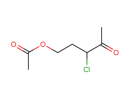 2-Pentanone,5-(acetyloxy)-3-chloro-