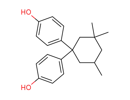 Molecular Structure of 129188-99-4 (1,1-BIS(4-HYDROXYPHENYL)-3,3,5-TRIMETHYLCYCLOHEXANE)