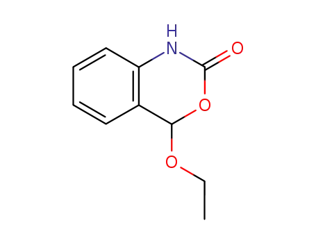 Molecular Structure of 62723-87-9 (2H-3,1-Benzoxazin-2-one, 4-ethoxy-1,4-dihydro-)