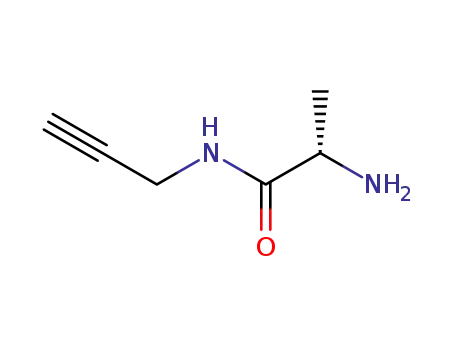 Molecular Structure of 674778-56-4 (Propanamide, 2-amino-N-2-propynyl-, (2S)-)