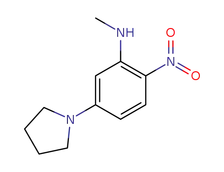 N-methyl-2-nitro-5-pyrrolidinoaniline