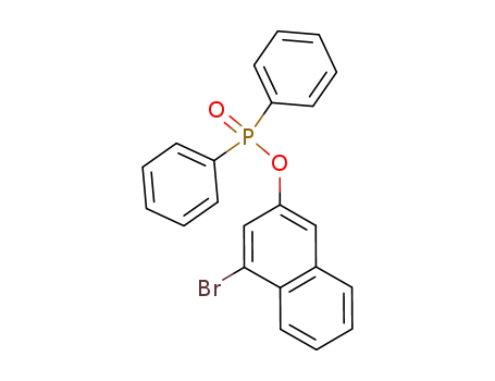diphenyl-phosphinic acid 4-bromo-naphthalen-2-yl ester