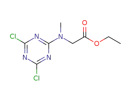 ethyl N-(4,6-dichloro-1,3,5-triazin-2-yl)-N-methylglycinate