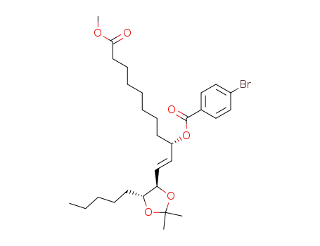 9-(4-bromobenzoyloxy)-12,13-O-isopropylidene-9,12,13-trihydroxyoctadec-10-enoic acid methyl ester