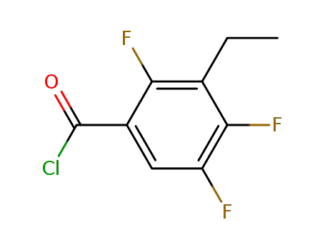 3-ethyl-2,4,5-trifluoro-benzoyl chloride