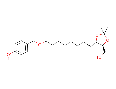 ((4S,5S)-5-(8-(4-methoxybenzyloxy)octyl)-2,2-dimethyl-1,3-dioxolan-4-yl)methanol