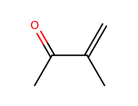 Molecular Structure of 814-78-8 (Methyl isopropenyl ketone)