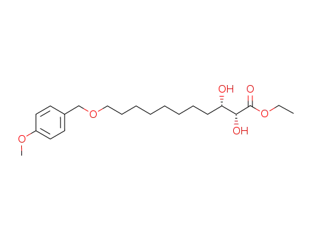 (2R,3S)-ethyl 11-(4-methoxybenzyloxy)-2,3-dihydroxyundecanoate