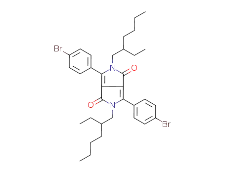 3,6-bis(4-bromophenyl)-2,5-bis(2-ethylhexyl)-pyrrolo[3,4-c]pyrrole-1,4(2H,5H)-dione