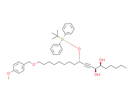 (6S,7S,10S)-10-(tert-butyldiphenylsilyloxy)-18-(4-methoxybenzyloxy)octadec-8-yne-6,7-diol