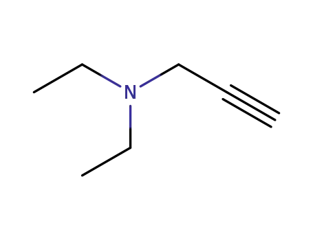 Molecular Structure of 4079-68-9 (1-Diethylamino-2-propyne)