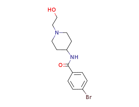 4-bromo-N-(1-(2-hydroxyethyl)piperidin-4-yl)benzamide