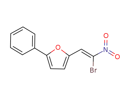 Molecular Structure of 918429-23-9 (Furan, 2-[(1Z)-2-bromo-2-nitroethenyl]-5-phenyl-)