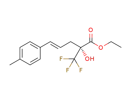 ethyl (2R,E)-2-(trifluoromethyl)-2-hydroxy-5-p-tolylpent-4-enoate