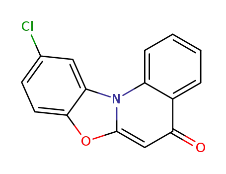 10-Chloro-5H-benzoxazole<3,2-a>quinolin-5-one