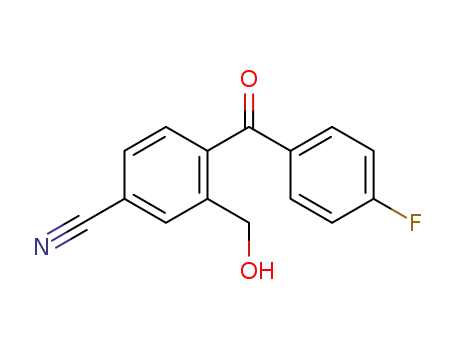 4-(4-fluorobenzoyl)-3-(hydroxymethyl)benzonitrile