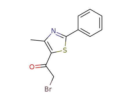 2-Bromo-1-(4-methyl-2-phenyl-1,3-thiazol-5-yl)-1-ethanone , 95%