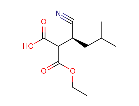 (3S)-3-cyano-2-ethoxycarbonyl-5-methyl-hexanoic acid
