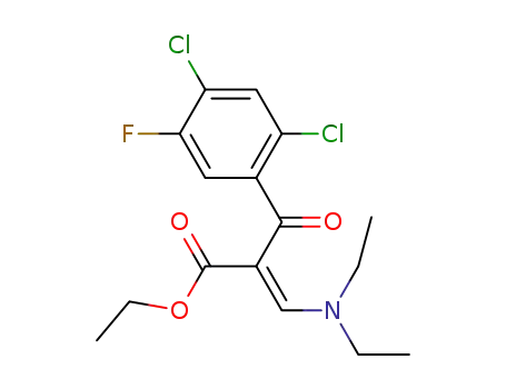 ethyl 3-diethylamino-2-(2,4-dichloro-5-fluorobenzoyl)acrylate