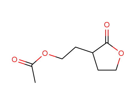 Molecular Structure of 113844-96-5 (2-(2-oxotetrahydrofuran-3-yl)ethyl acetate)