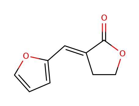 Molecular Structure of 66909-43-1 ((3E)-3-(furan-2-ylmethylidene)dihydrofuran-2(3H)-one)