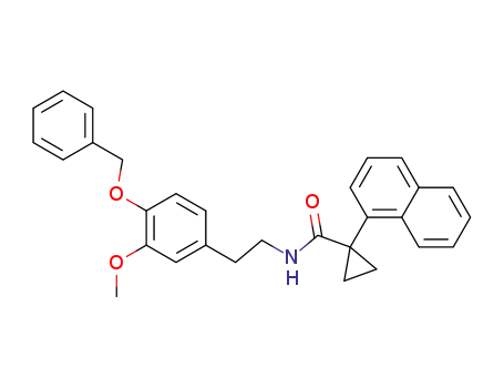 N-[2-(4-benzyloxy-3-methoxyphenyl)-ethyl]-1-(1-naphthyl)cyclopropane carboxamide