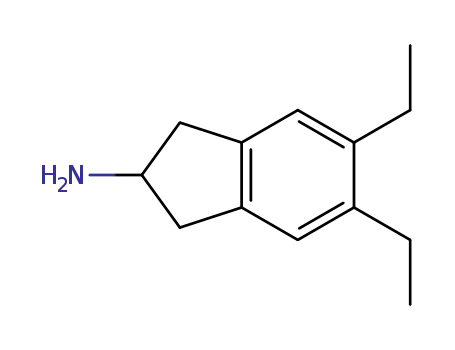 Molecular Structure of 312753-70-1 (2-Amino-(5,6-diethyl)-indane)