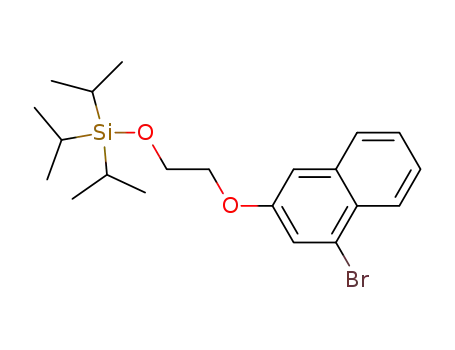 [2-(4-bromonaphthalen-2-yloxy)ethoxy]triisopropylsilane