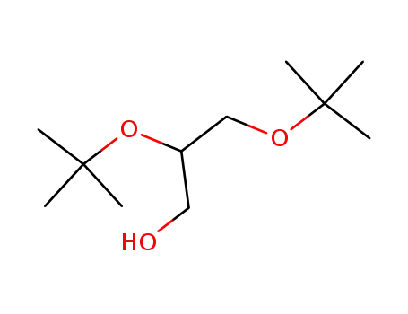 Molecular Structure of 162507-72-4 (1-Propanol, 2,3-bis(1,1-dimethylethoxy)-)