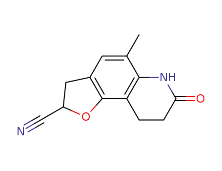 2-Cyano-5-methyl-2,3,6,7,8,9-hexahydrofuro-[2,3-f]quinoline-7-one