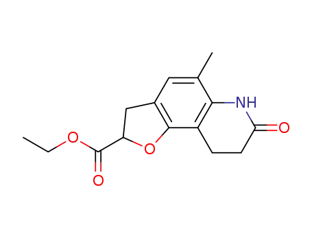2,3,6,7,8,9-Hexahydro-2-ethoxycarbonyl-5-methylfuro-[2,3-f]quinoline-7-one