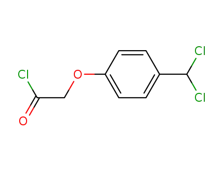 Molecular Structure of 79910-33-1 (Acetyl chloride, [4-(dichloromethyl)phenoxy]-)