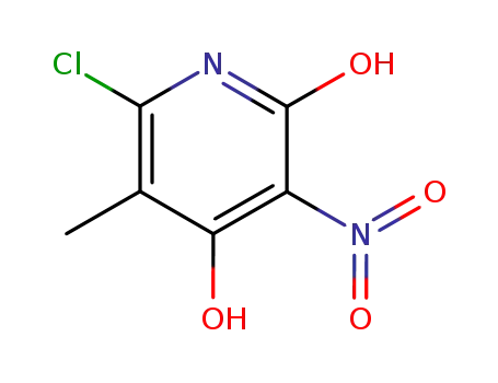 6-Chloro-2,4-dihydroxy-5-methyl-3-nitro-pyridine