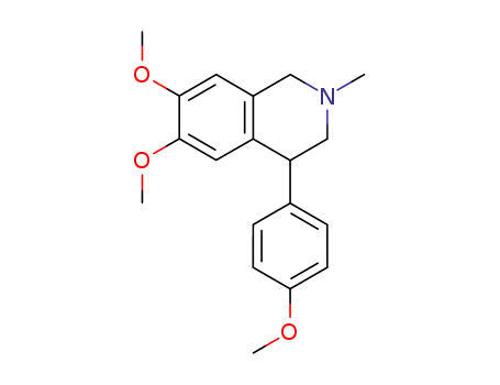6,7-dimethoxy-4-(4-methoxyphenyl)-2-methyl-1, 2, 3, 4-tetrahydroisoquinoline