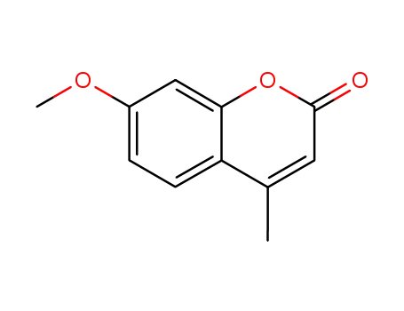 Molecular Structure of 2555-28-4 (7-Methoxy-4-methylcoumarin)