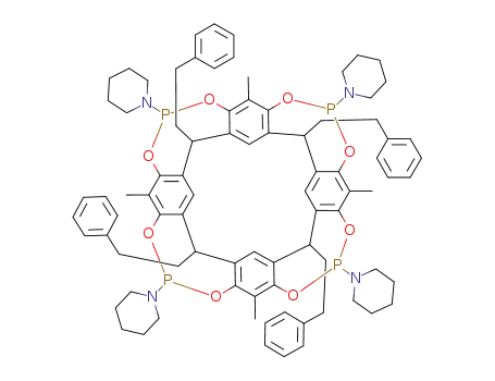 5,11,17,23-tetramethyl-2,8,14,20-tetrakis(2-phenylethyl)-5,9,13,17-tetra(piperidin-1-yl)-2,20:3,19-dimetheno-1H,21H,23H,25H-bis[1,3,2]dioxaphosphocino[5,4-i:5'.4'-i']benzo[1.2-d:5.4-d']benzobis[1,3,2]dioxaphosphocine
