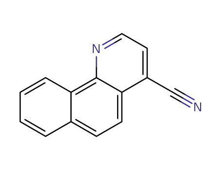 Molecular Structure of 860565-30-6 (7,8-Benzoquinoline-4-nitrile  (3CI))