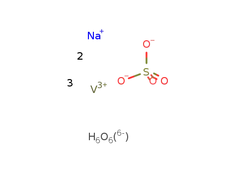 sodium trivanadium(III) bis(sulfate) hexahydroxide