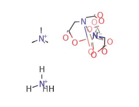 ammonium tetramethylammonium bis-(N-hydroxy-imino diacetate)vanadate(IV)