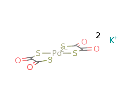 potassium bis(1.2-dithiooxalato-S,S')palladate(II)