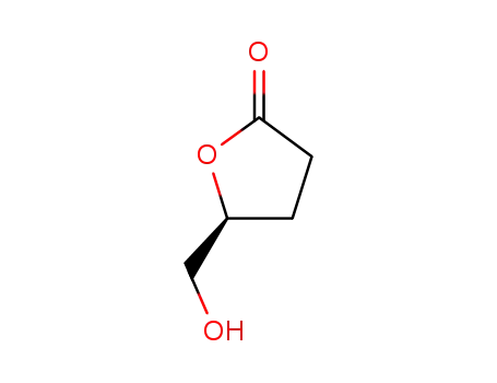 Molecular Structure of 32780-06-6 ((S)-5-Hydroxymethyldihydrofuran-2-one)