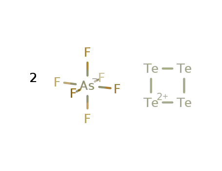 Te4(2+)*2AsF6(1-)=Te4(AsF6)2