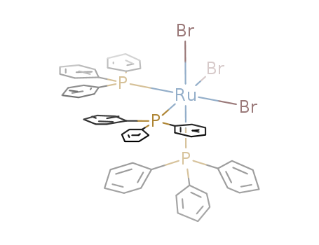 Molecular Structure of 118519-70-3 (Ruthenium, tribromotris(triphenylphosphine)-)