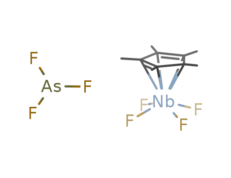 tetrafluoro(η5-pentamethylcycopentadienyl)niobium*AsF3