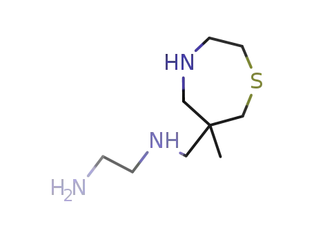 6-methyl-6-(4-amino-2-azabutyl)-1-thia-4-azacycloheptane