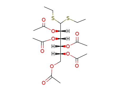 D-Mannose, diethyldithioacetal, pentaacetate (9CI)
