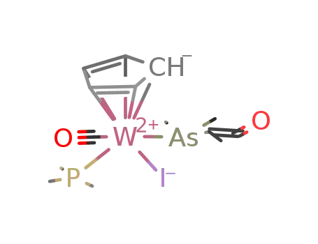 Carbonyl(η5-cyclopentadienyl)[(dimethylarsino)methylketen]iodo(trimethylphosphan)wolfram